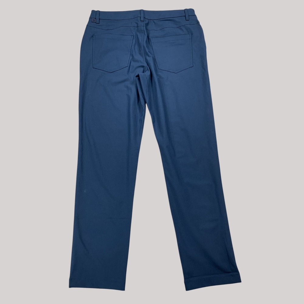 Lululemon ABC Pant Classic Mens 33x30 True Navy Warpstreme Performance 5-Pocket - Picture 9 of 10
